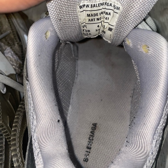 BALENCIAGA Track Sneakers Clear Sole Grey In Gray - Picture 5 of 7